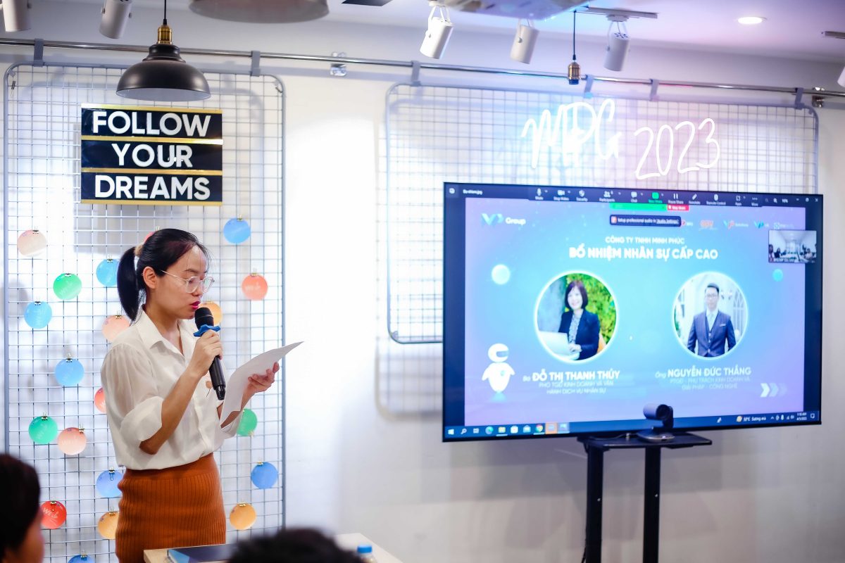 BỔ NHIỆM PHÓ TỔNG GIÁM ĐỐC MP TELECOM 2023 - Trang tin nội bộ MP Group