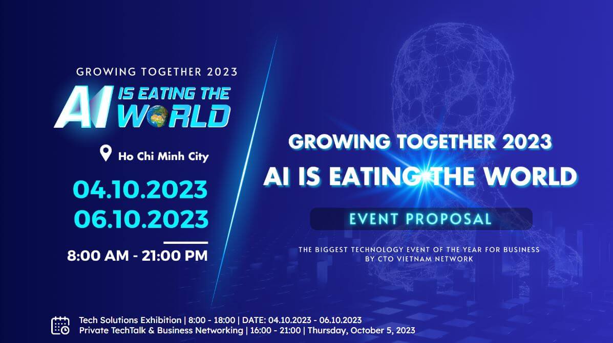 Giới thiệu về sự kiện “Growing Together 2023 - AI Is Eating The World"